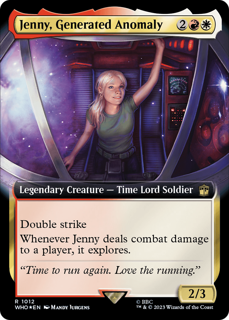 Jenny, Generated Anomaly (Extended Art) (Surge Foil) [Doctor Who] | Pegasus Games WI