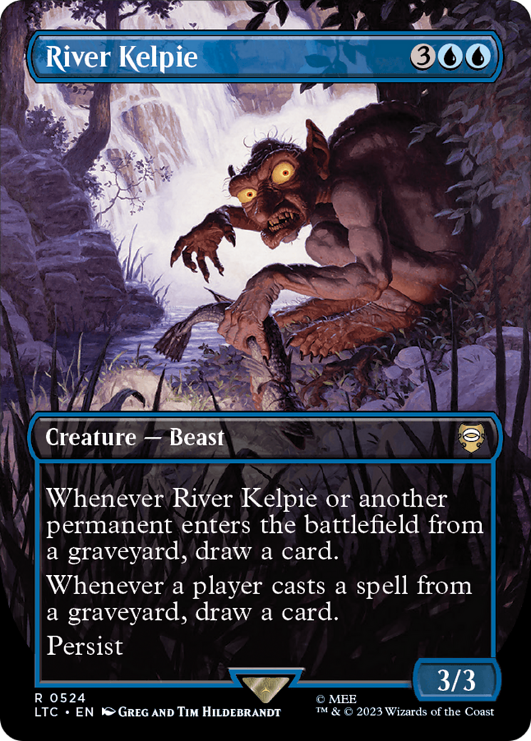 River Kelpie (Borderless) [The Lord of the Rings: Tales of Middle-Earth Commander] | Pegasus Games WI