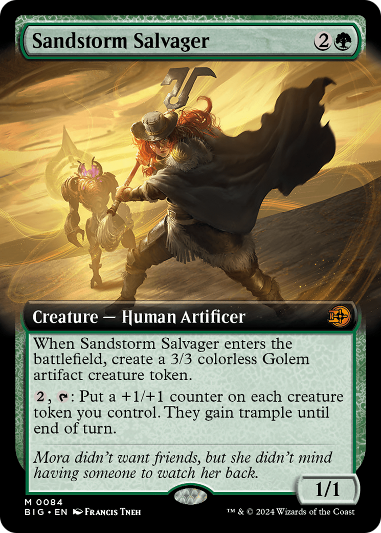 Sandstorm Salvager (Extended Art) [Outlaws of Thunder Junction: The Big Score] | Pegasus Games WI