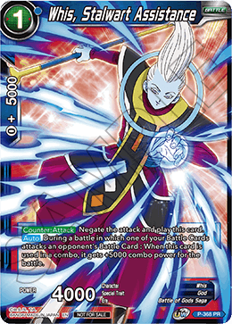 Whis, Stalwart Assistance (Unison Warrior Series Boost Tournament Pack Vol. 7) (P-368) [Tournament Promotion Cards] | Pegasus Games WI