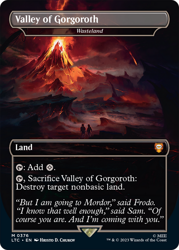 Valley of Gorgoroth - Wasteland [The Lord of the Rings: Tales of Middle-Earth Commander] | Pegasus Games WI