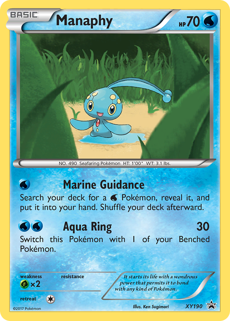 Manaphy (XY190) [XY: Black Star Promos] | Pegasus Games WI