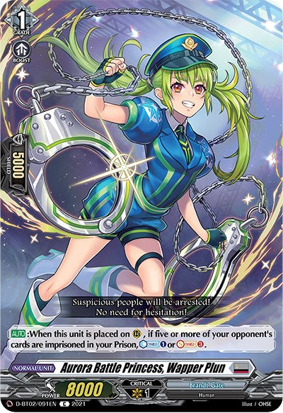 Aurora Battle Princess, Wapper Plun (D-BT02/091EN) [A Brush with the Legends] | Pegasus Games WI