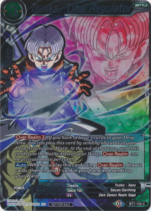 Trunks, Time Regulator (Event Pack 05) (BT7-103) [Promotion Cards] | Pegasus Games WI