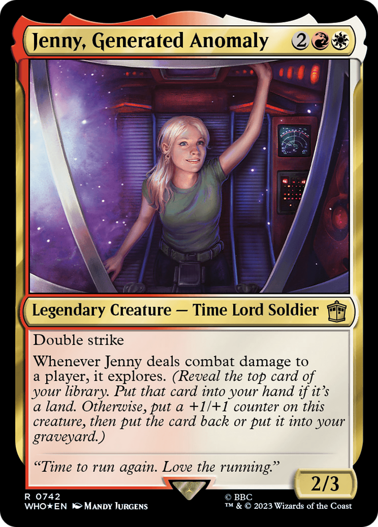 Jenny, Generated Anomaly (Surge Foil) [Doctor Who] | Pegasus Games WI