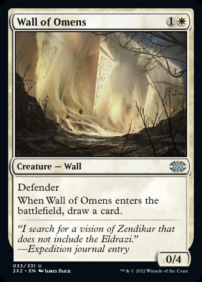 Wall of Omens [Double Masters 2022] | Pegasus Games WI