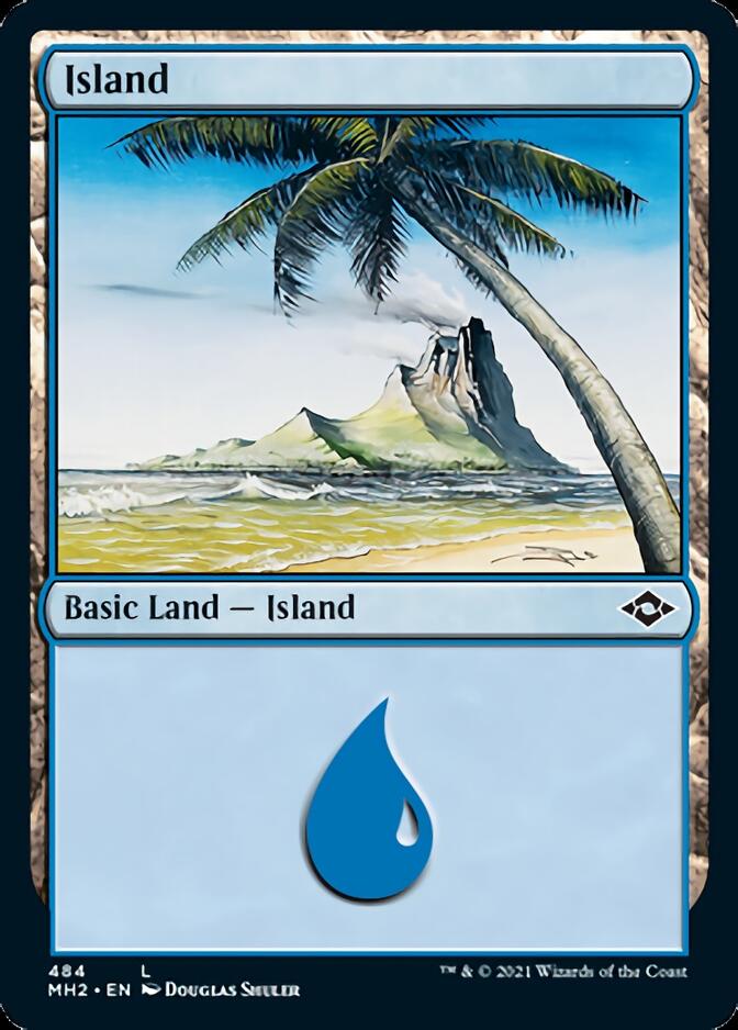 Island (484) (Foil Etched) [Modern Horizons 2] | Pegasus Games WI