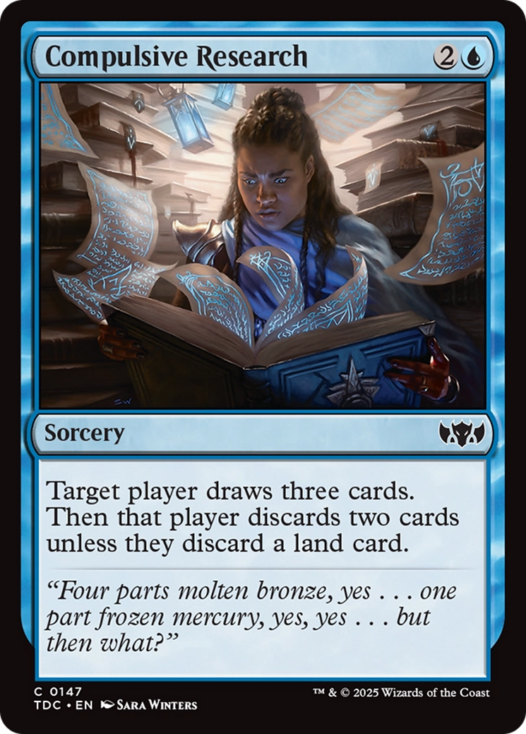 Compulsive Research [Tarkir: Dragonstorm Commander] | Pegasus Games WI