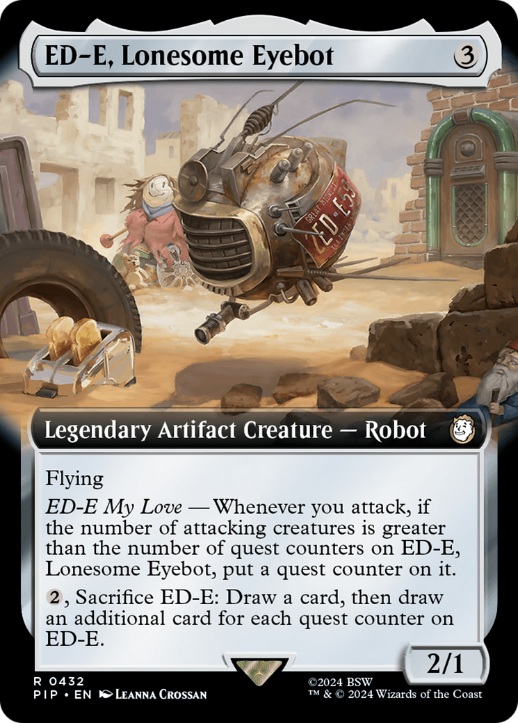 ED-E, Lonesome Eyebot (Extended Art) [Fallout] | Pegasus Games WI