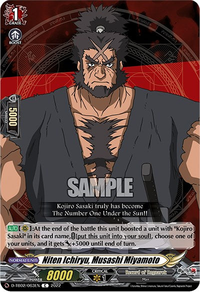 Niten Ichiryu, Musashi Miyamoto (D-TB02/063EN) [Record of Ragnarok] | Pegasus Games WI