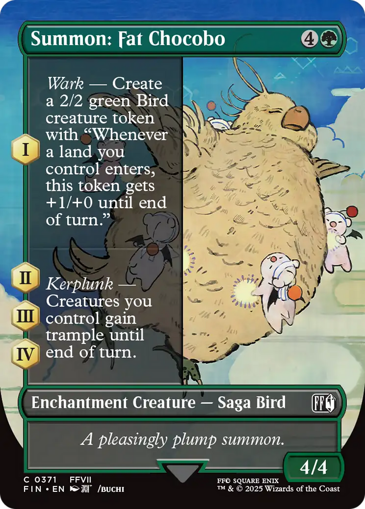 Summon: Fat Chocobo (Borderless) [FINAL FANTASY] | Pegasus Games WI