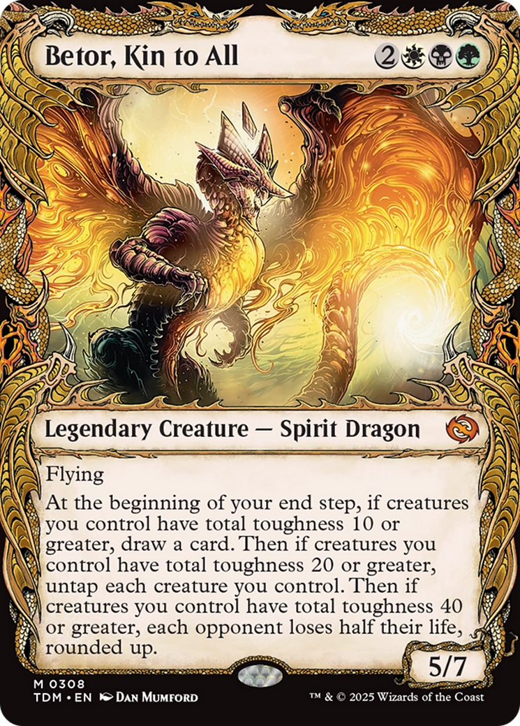 Betor, Kin to All (Showcase) [Tarkir: Dragonstorm] | Pegasus Games WI