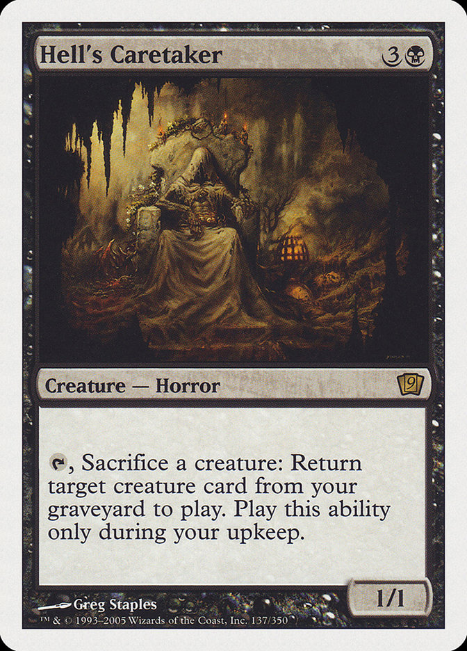 Hell's Caretaker (9th Edition) [Oversize Cards] | Pegasus Games WI