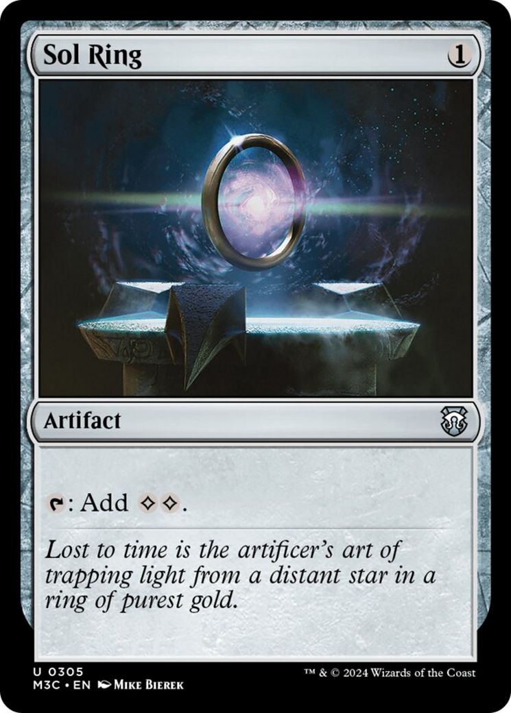 Sol Ring (Ripple Foil) [Modern Horizons 3 Commander] | Pegasus Games WI