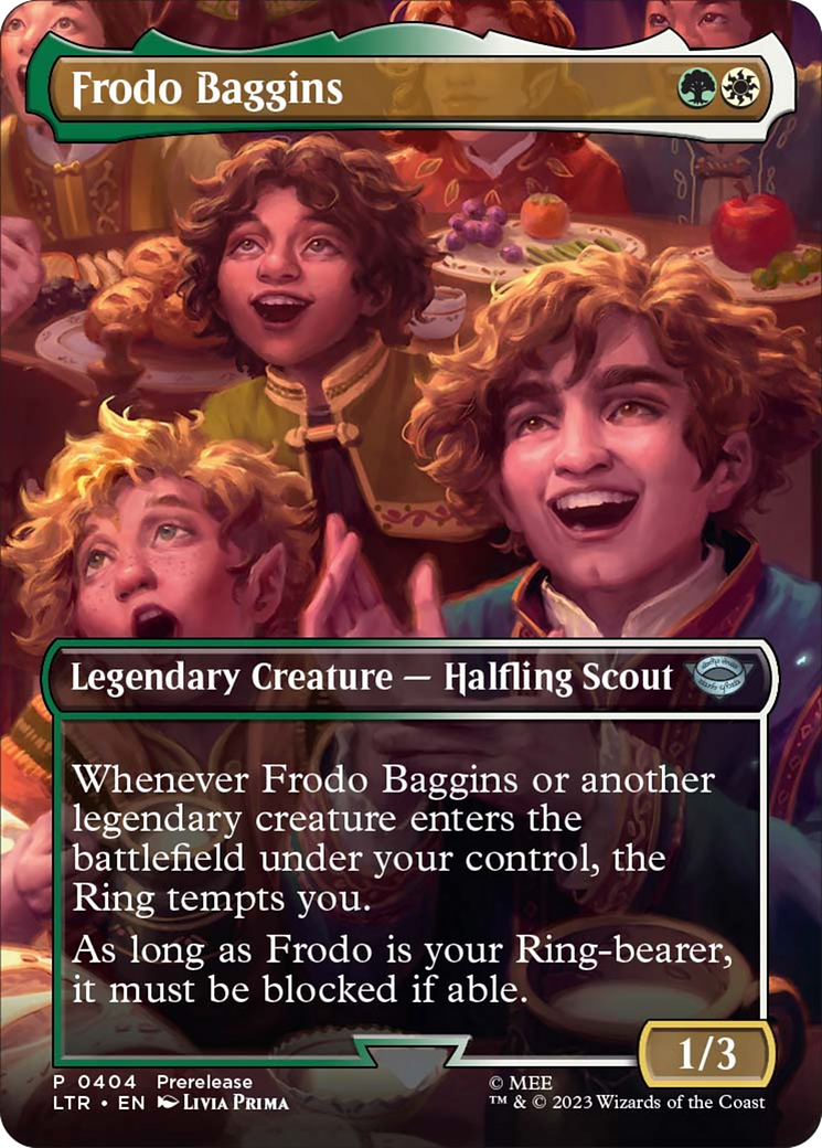 Frodo Baggins (Borderless Alternate Art) [The Lord of the Rings: Tales of Middle-Earth] | Pegasus Games WI