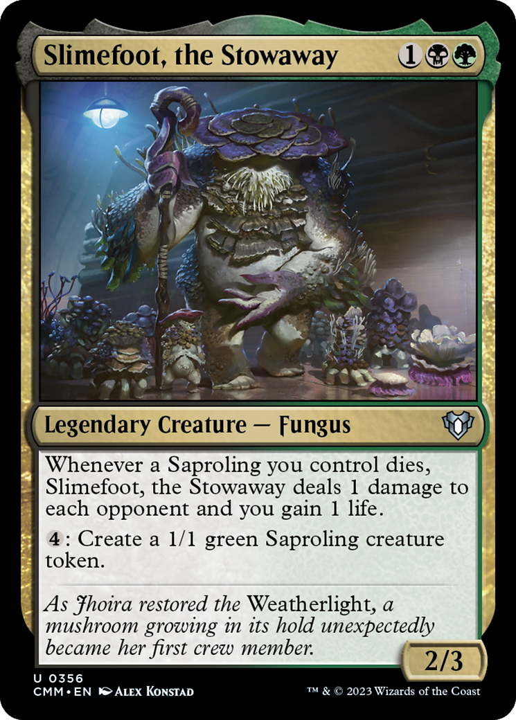 Slimefoot, the Stowaway [Commander Masters] | Pegasus Games WI