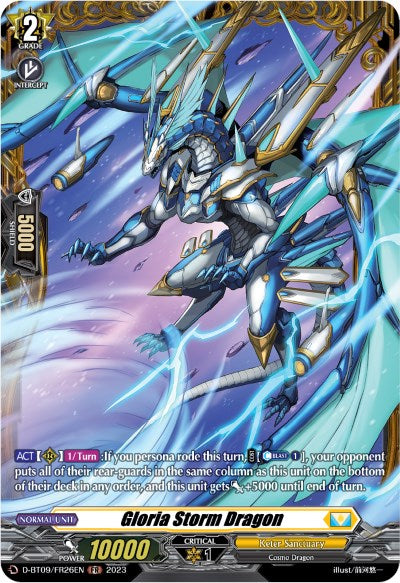 Gloria Storm Dragon (D-BT09/FR26EN) [Dragontree Invasion] | Pegasus Games WI