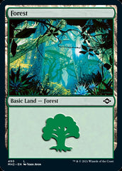 Forest (490) (Foil Etched) [Modern Horizons 2] | Pegasus Games WI