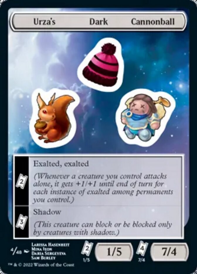 Urza's Dark Cannonball [Unfinity Stickers] | Pegasus Games WI