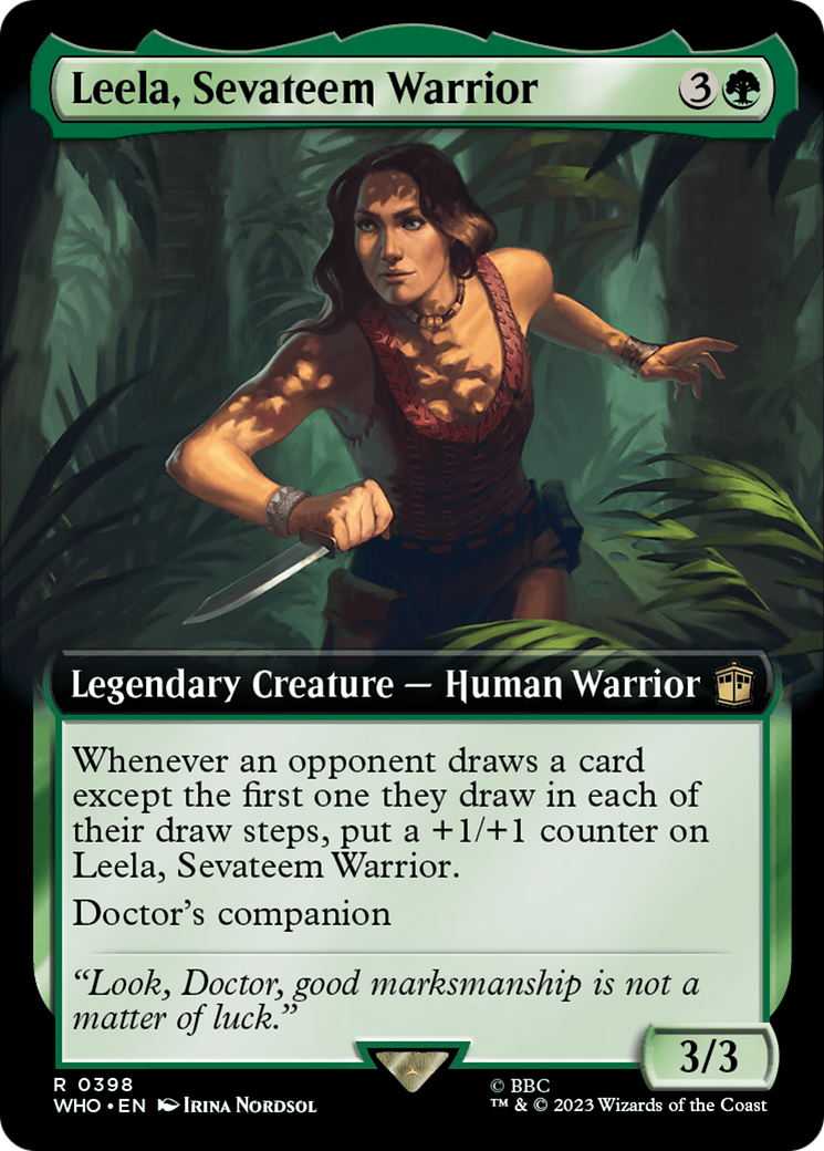 Leela, Sevateem Warrior (Extended Art) [Doctor Who] | Pegasus Games WI