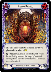 Pierce Reality (Blue) [EVR143] (Everfest)  1st Edition Rainbow Foil | Pegasus Games WI