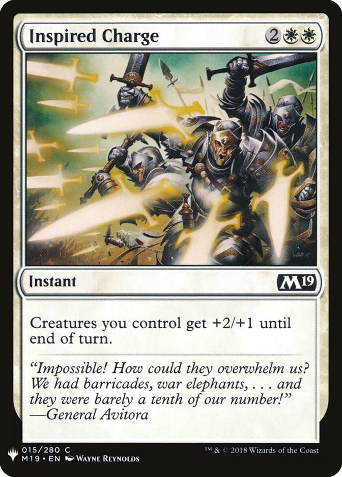 Inspired Charge [Mystery Booster] | Pegasus Games WI