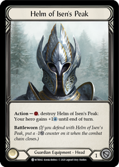 Helm of Isen's Peak [U-WTR042] (Welcome to Rathe Unlimited)  Unlimited Rainbow Foil | Pegasus Games WI