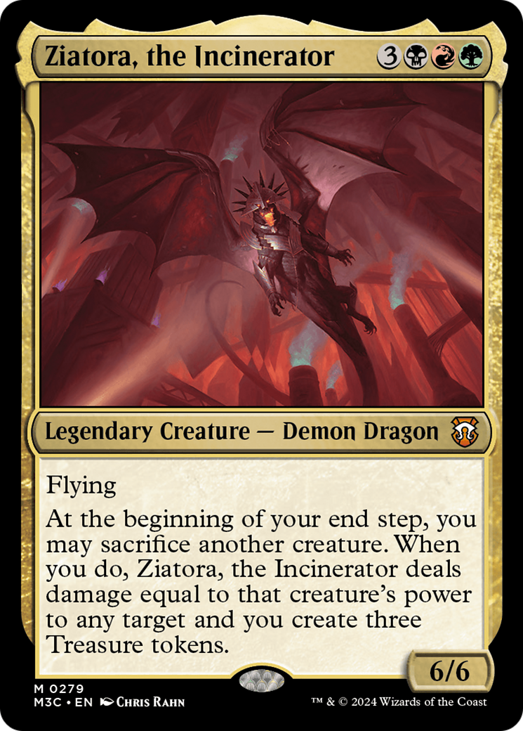 Ziatora, the Incinerator (Ripple Foil) [Modern Horizons 3 Commander] | Pegasus Games WI