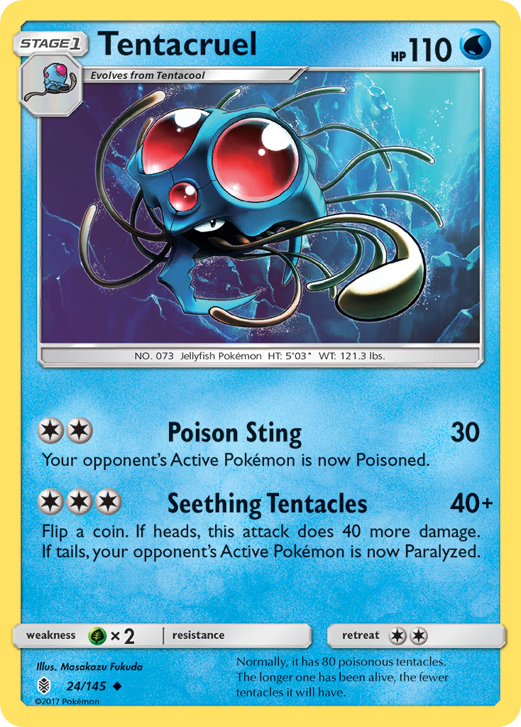 Tentacruel (24/145) [Sun & Moon: Guardians Rising] | Pegasus Games WI