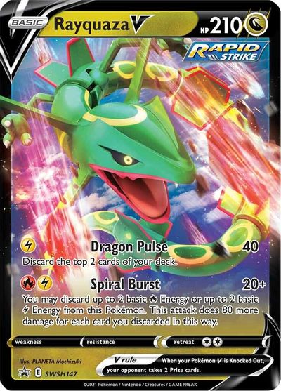 Rayquaza V (SWSH147) [Sword & Shield: Black Star Promos] | Pegasus Games WI