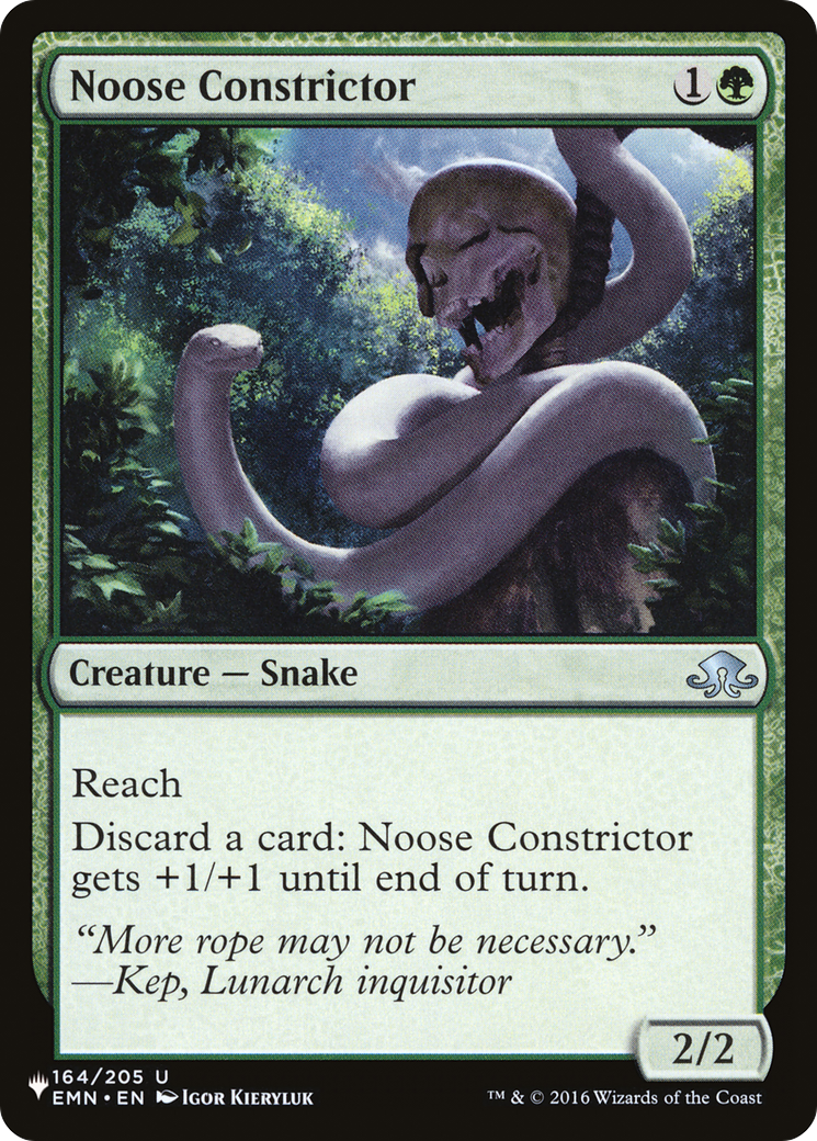 Noose Constrictor [The List] | Pegasus Games WI