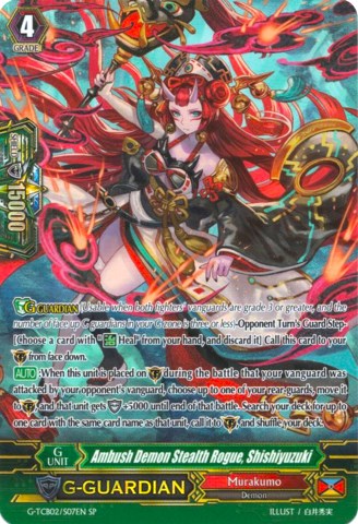 Ambush Demon Stealth Rogue, Shishiyuzuki (G-TCB02/S07EN) [The GENIUS STRATEGY] | Pegasus Games WI