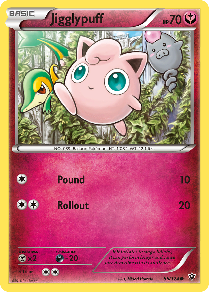 Jigglypuff (65/124) [XY: Fates Collide] | Pegasus Games WI