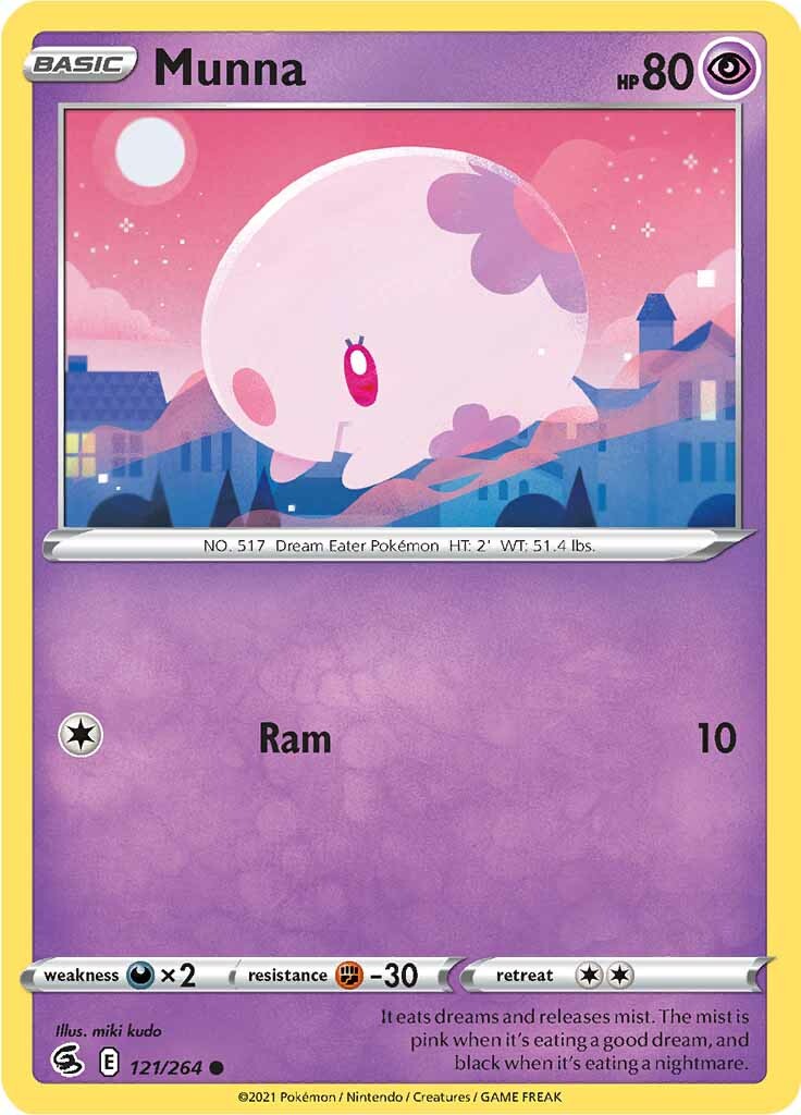 Munna (121/264) [Sword & Shield: Fusion Strike] | Pegasus Games WI