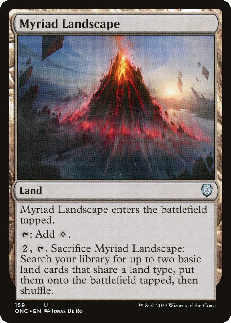 Myriad Landscape [Phyrexia: All Will Be One Commander] | Pegasus Games WI