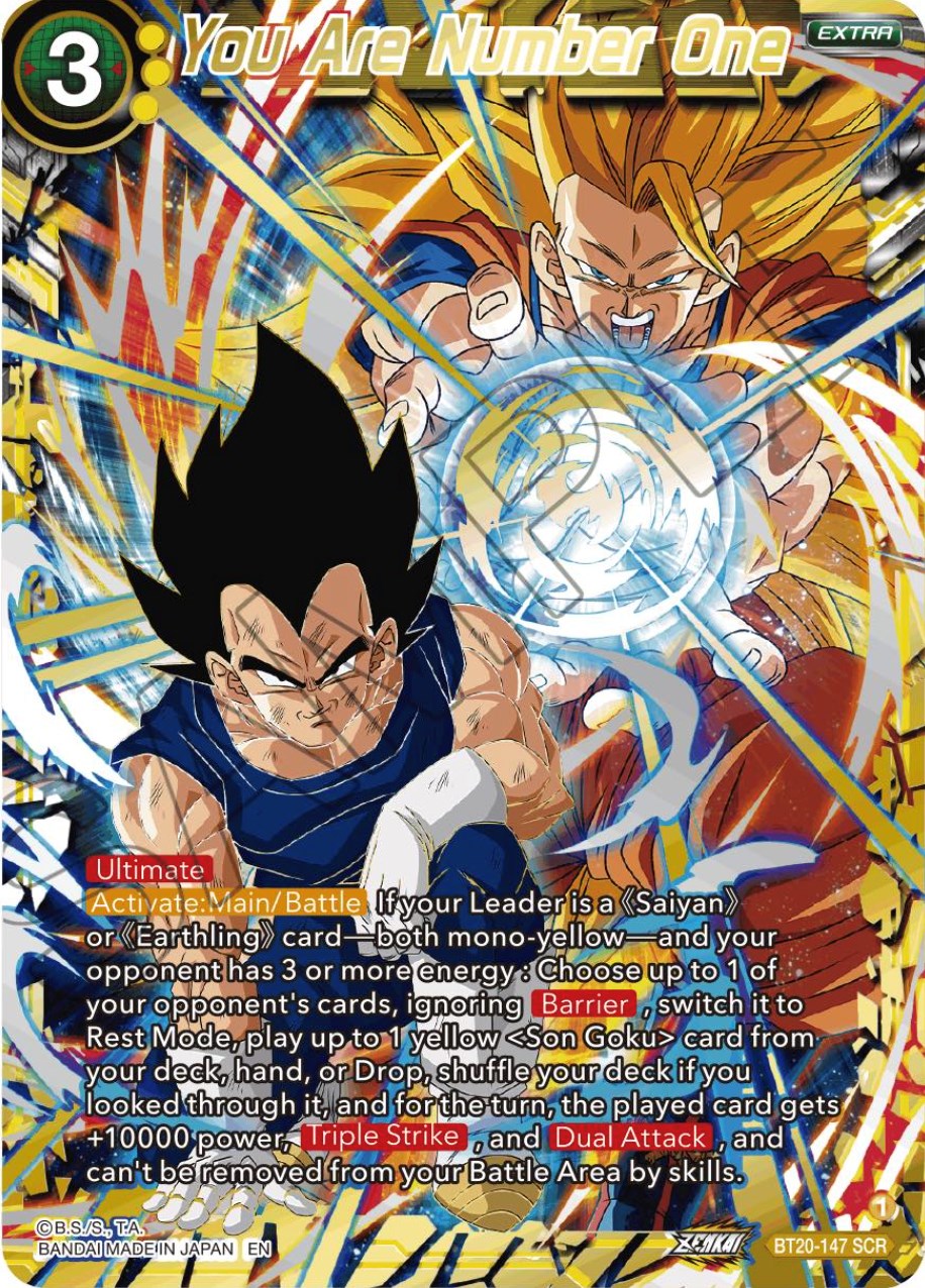 You Are Number One (Alternate Art) (BT20-147) [Power Absorbed] | Pegasus Games WI