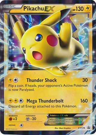 Pikachu EX (XY174) (Jumbo Card) [XY: Black Star Promos] | Pegasus Games WI