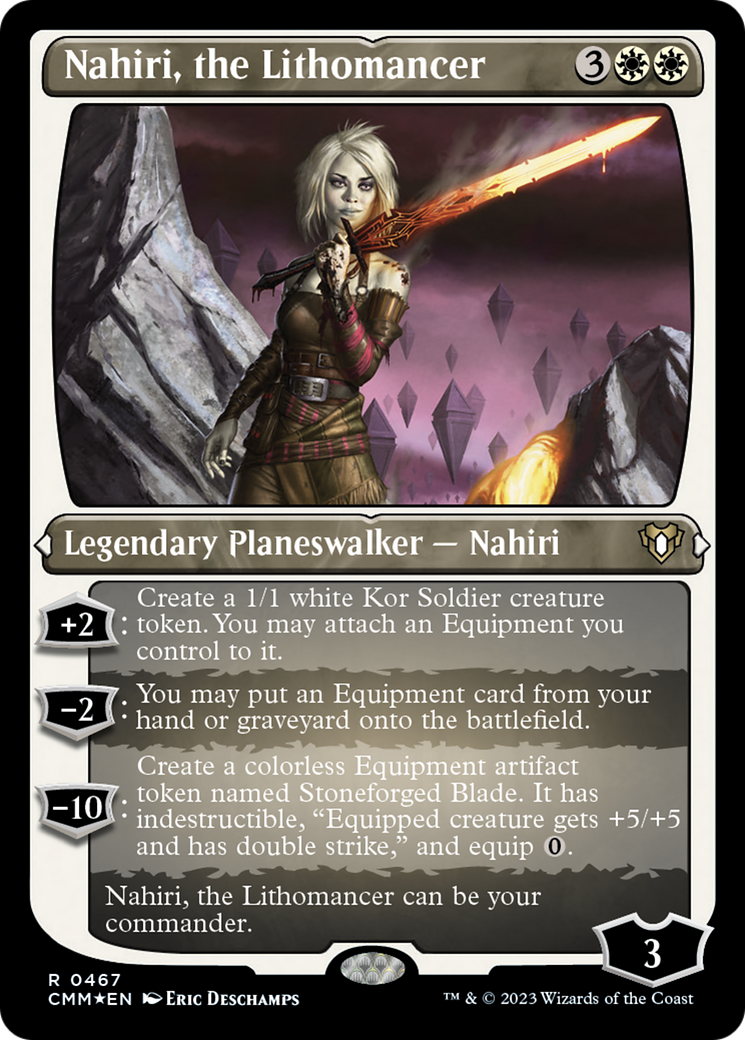 Nahiri, the Lithomancer (Foil Etched) [Commander Masters] | Pegasus Games WI