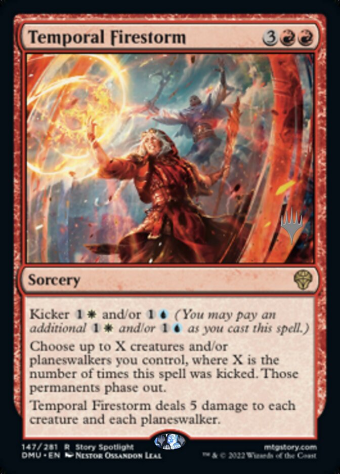 Temporal Firestorm (Promo Pack) [Dominaria United Promos] | Pegasus Games WI