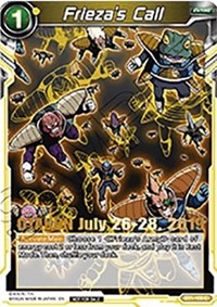 Frieza's Call (OTAKON 2019) (BT1-109_PR) [Promotion Cards] | Pegasus Games WI