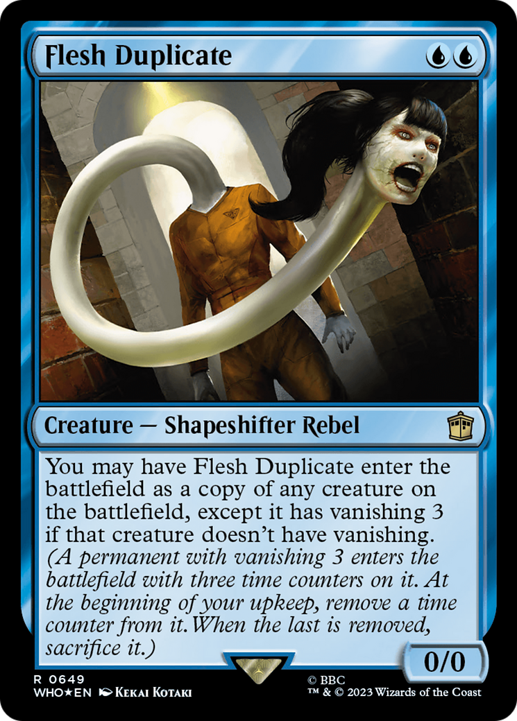 Flesh Duplicate (Surge Foil) [Doctor Who] | Pegasus Games WI