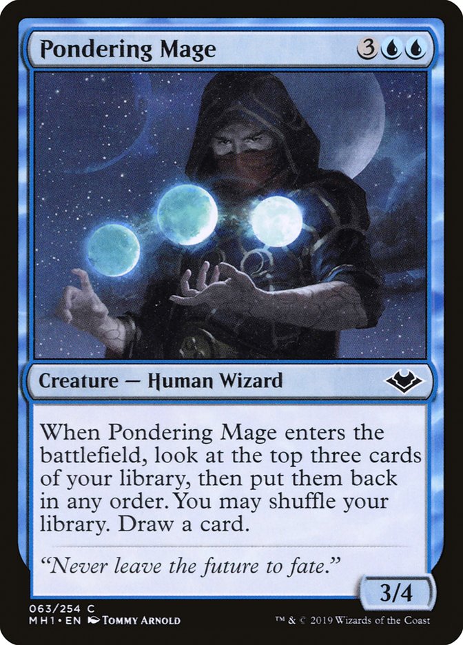 Pondering Mage [Modern Horizons] | Pegasus Games WI