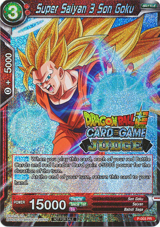 Super Saiyan 3 Son Goku (P-003) [Judge Promotion Cards] | Pegasus Games WI