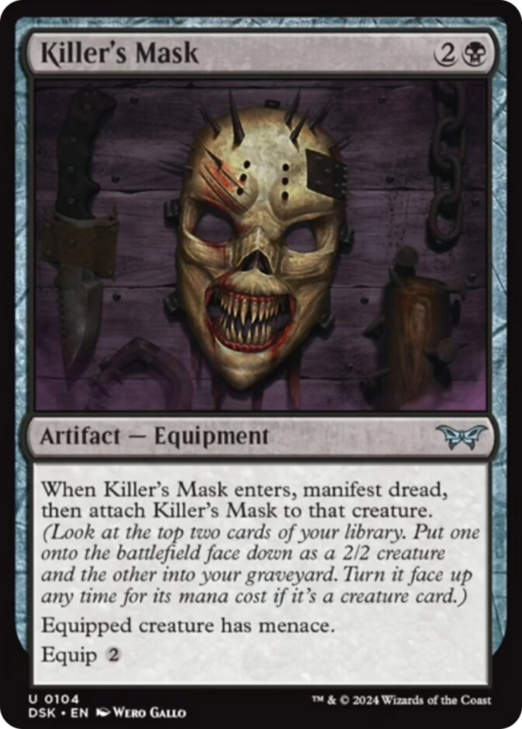 Killer's Mask [Duskmourn: House of Horror] | Pegasus Games WI