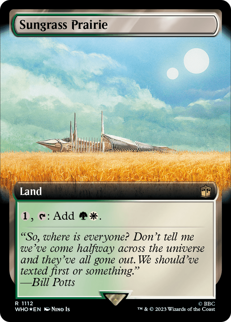 Sungrass Prairie (Extended Art) (Surge Foil) [Doctor Who] | Pegasus Games WI