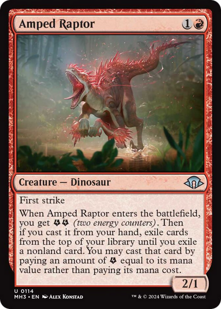 Amped Raptor [Modern Horizons 3] | Pegasus Games WI