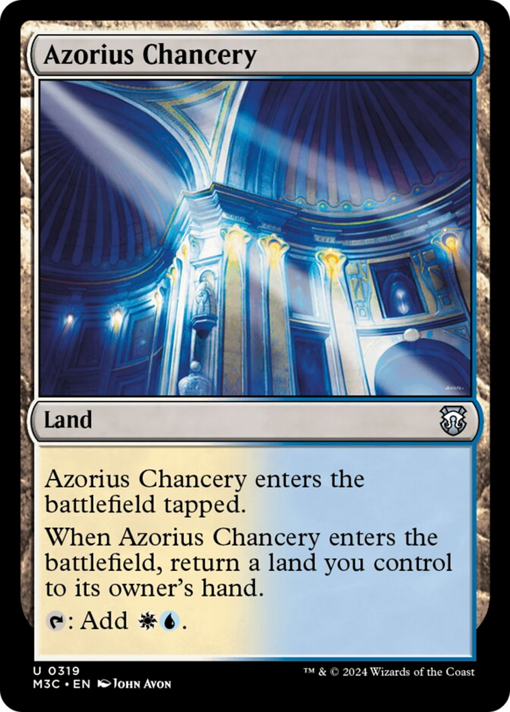 Azorius Chancery [Modern Horizons 3 Commander] | Pegasus Games WI