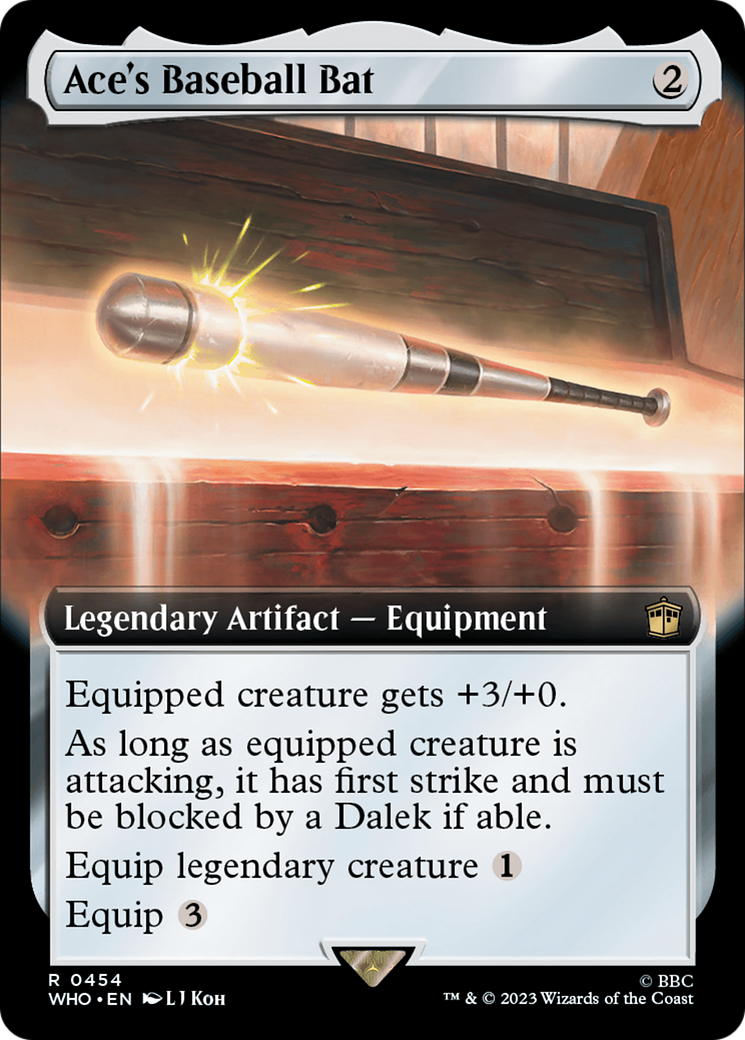 Ace's Baseball Bat (Extended Art) [Doctor Who] | Pegasus Games WI