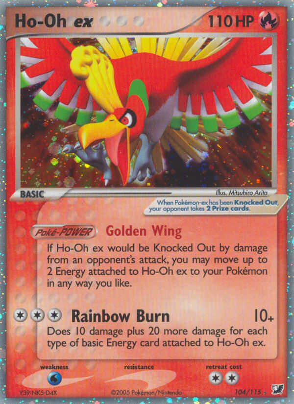 Ho-Oh ex (104/115) [EX: Unseen Forces] | Pegasus Games WI