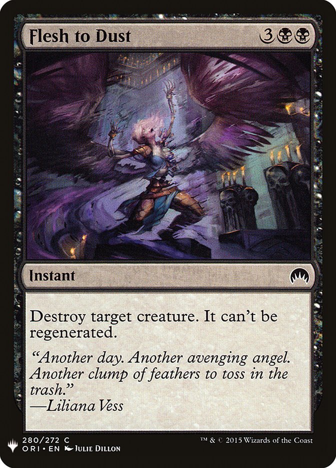 Flesh to Dust [Mystery Booster] | Pegasus Games WI